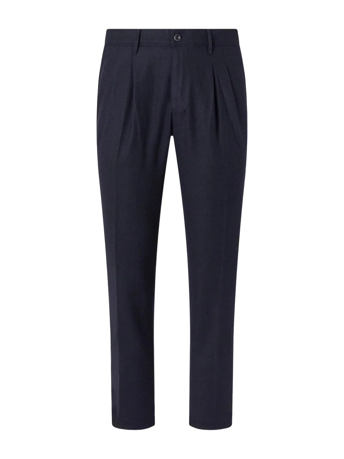 Incotex Pleated Tapered Wool-Blend Flannel Trousers - Men Incotex Pleated Tapered Wool-Blend Flannel Trousers - Men