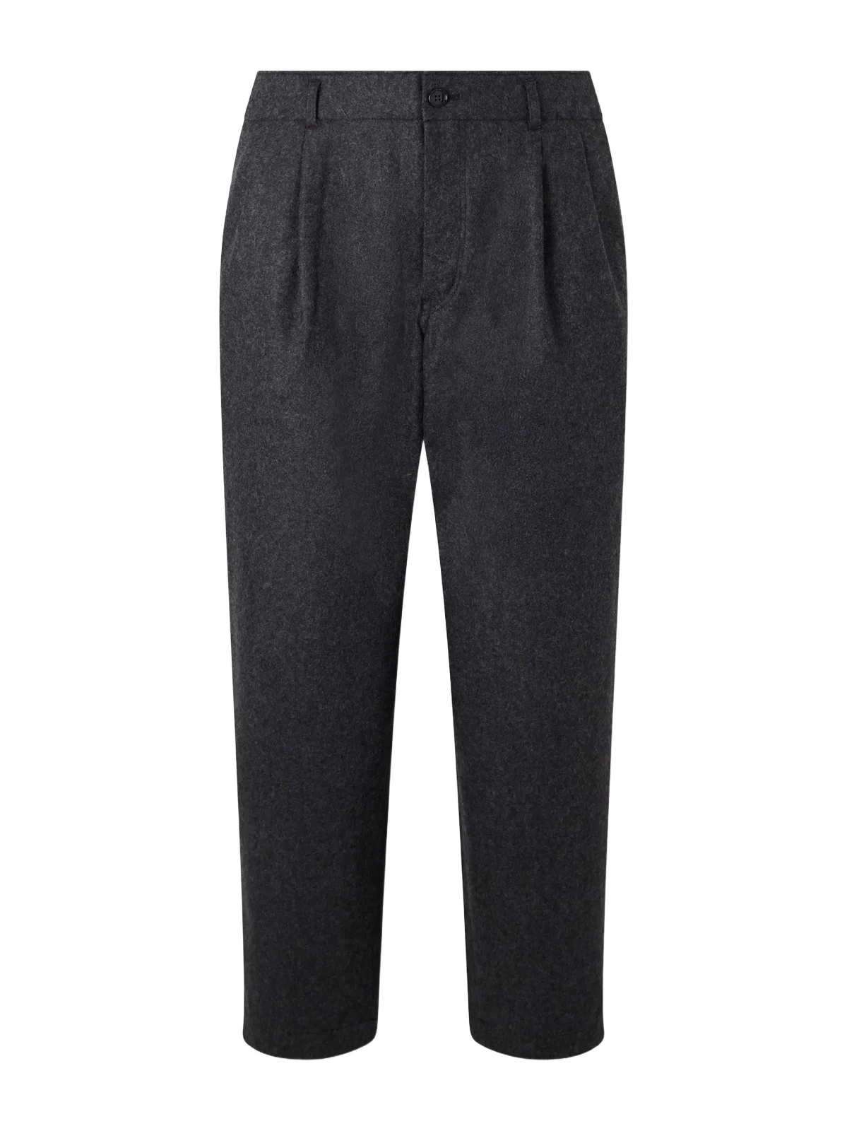 Comme des Garçons SHIRT Wide-Leg Pleated Wool-Blend Flannel Trousers - Men