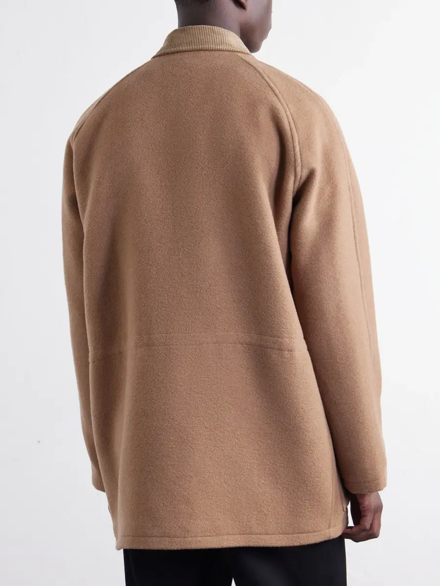 J. Mueser Panelled Corduroy-Trimmed Camel Hair Jacket - Men | Thumbnail 4 J. Mueser Panelled Corduroy-Trimmed Camel Hair Jacket - Men | Thumbnail 4