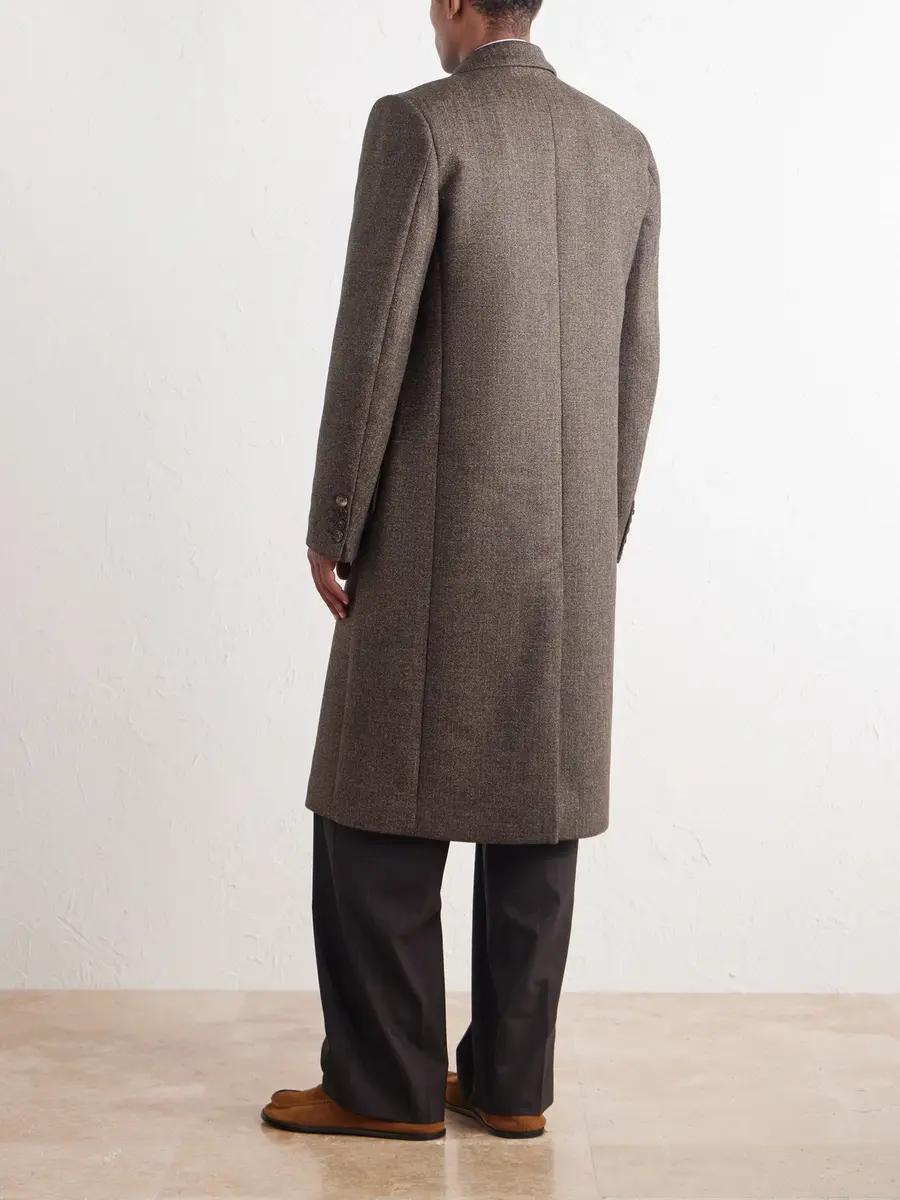 Acne Studios Checked Wool-Blend Twill Coat - Men | Thumbnail 4 Acne Studios Checked Wool-Blend Twill Coat - Men | Thumbnail 4