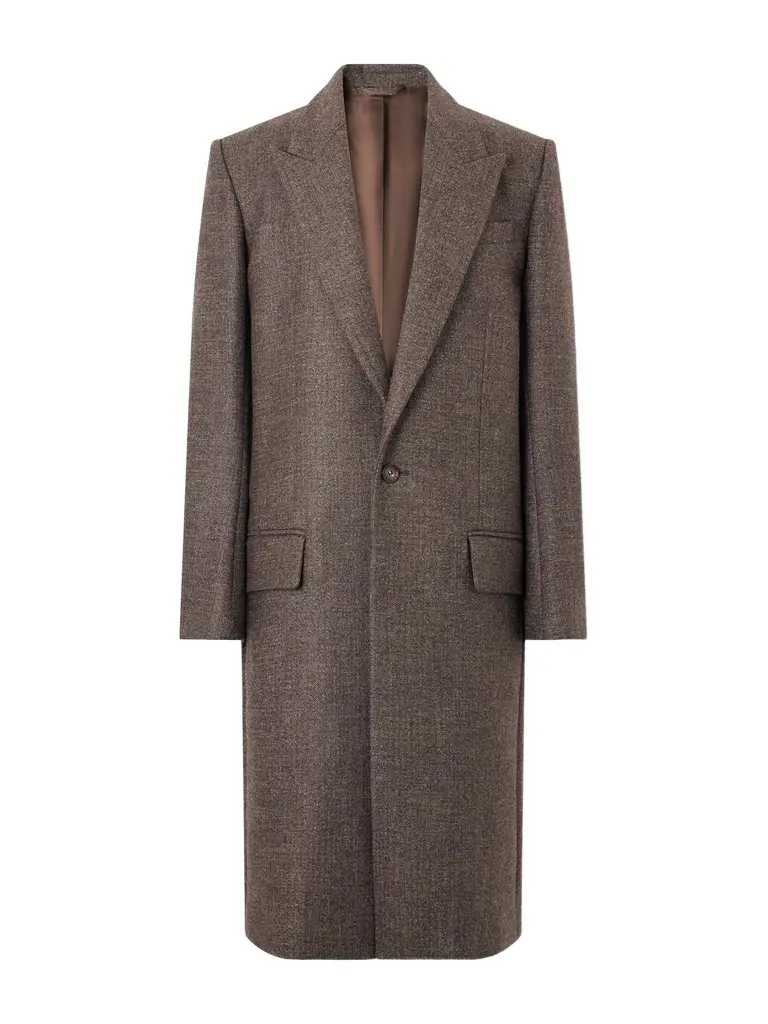 Acne Studios Checked Wool-Blend Twill Coat - Men