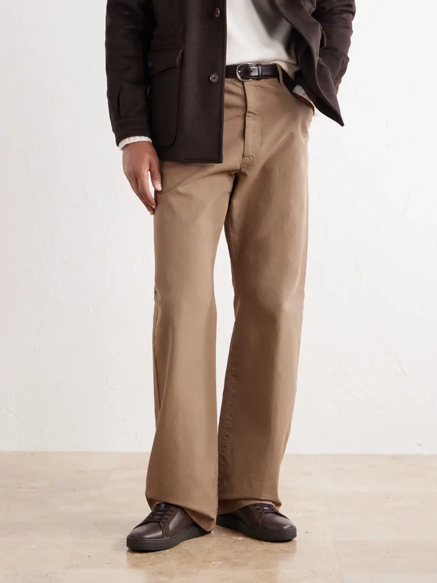 J.M. Weston On Time Suede-Trimmed Leather Sneakers - Men | Thumbnail 2 J.M. Weston On Time Suede-Trimmed Leather Sneakers - Men | Thumbnail 2