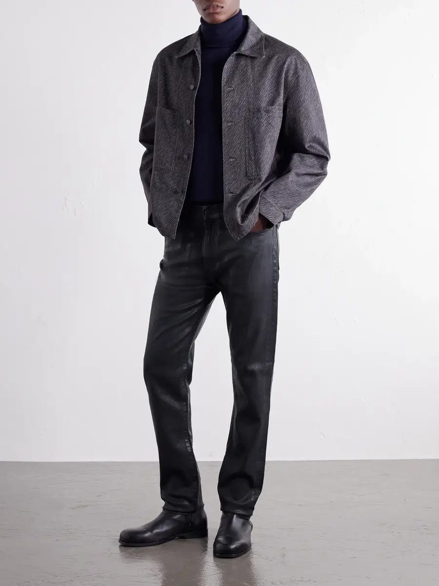 Acne Studios 1979M Slim-Fit Tapered Coated Jeans - Men | Thumbnail 2 Acne Studios 1979M Slim-Fit Tapered Coated Jeans - Men | Thumbnail 2