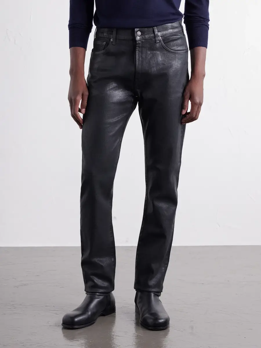 Acne Studios 1979M Slim-Fit Tapered Coated Jeans - Men | Thumbnail 3 Acne Studios 1979M Slim-Fit Tapered Coated Jeans - Men | Thumbnail 3