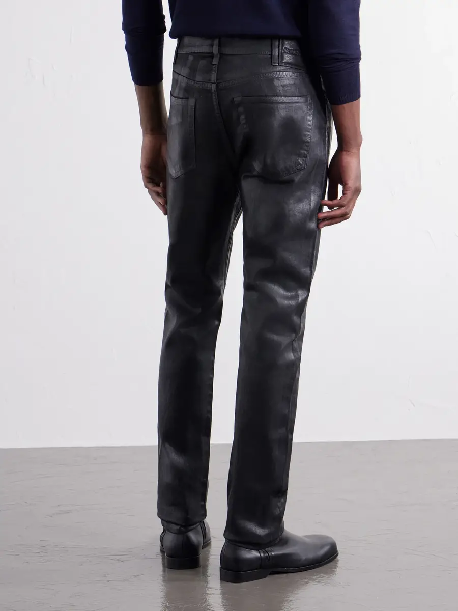 Acne Studios 1979M Slim-Fit Tapered Coated Jeans - Men | Thumbnail 4 Acne Studios 1979M Slim-Fit Tapered Coated Jeans - Men | Thumbnail 4