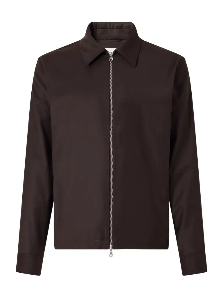 Alban 10052 Brushed Wool-Blend Flannel Blouson - Men Alban 10052 Brushed Wool-Blend Flannel Blouson - Men