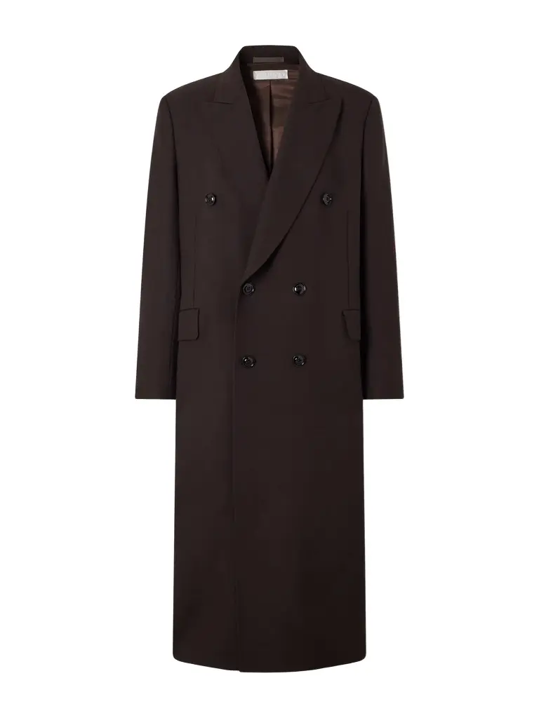 Our Legacy Extended Whale Double-Breasted Virgin Wool-Twill Coat - Men