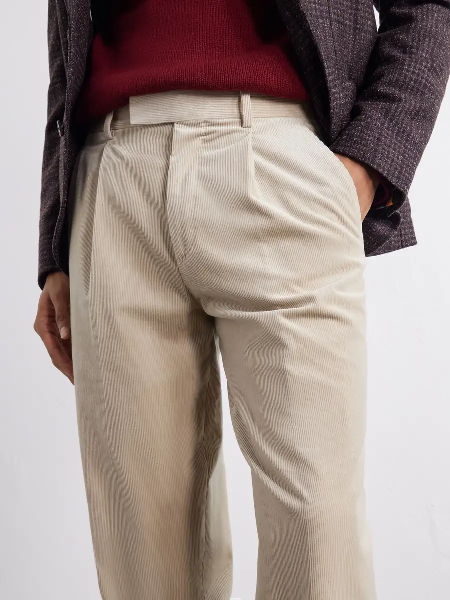 Zegna Pleated Straight-Leg Cotton-Corduroy Trousers - Men | Thumbnail 5 Zegna Pleated Straight-Leg Cotton-Corduroy Trousers - Men | Thumbnail 5