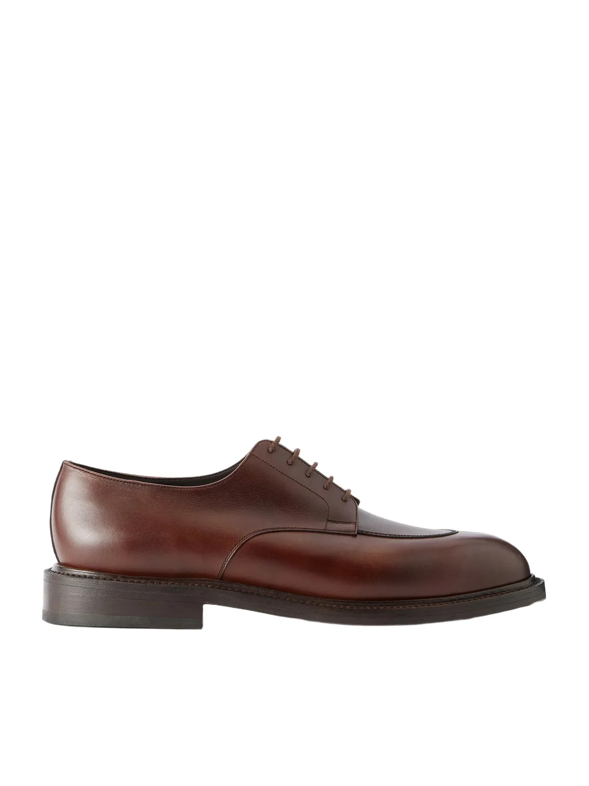 J.M. Weston Half Hunt Leather Derby Shoes - Men