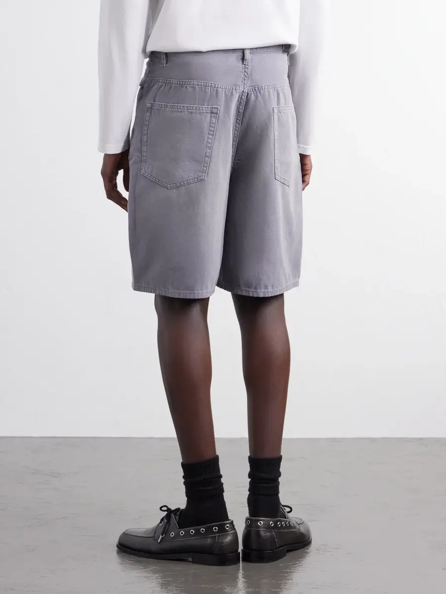Frame Faded Cotton-Canvas Shorts - Men | Thumbnail 4 Frame Faded Cotton-Canvas Shorts - Men | Thumbnail 4