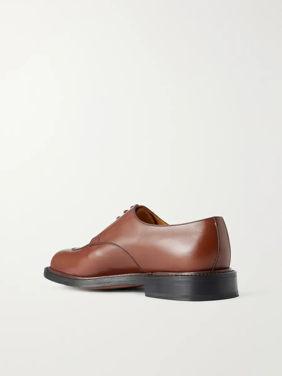J.M. Weston Half Hunt Leather Derby Shoes - Men | Thumbnail 4