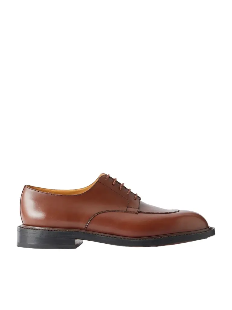 Half Hunt Leather Derby Shoes - Men Half Hunt Leather Derby Shoes - Men