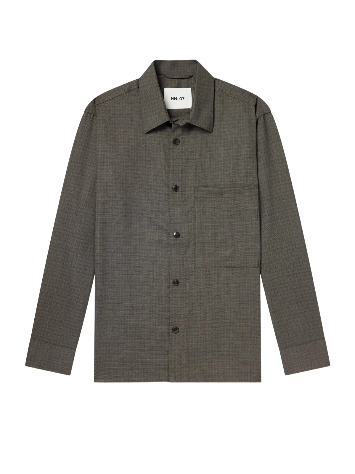 Freddy 10071 Checked Basketweave Wool-Blend Shirt - Men Freddy 10071 Checked Basketweave Wool-Blend Shirt - Men
