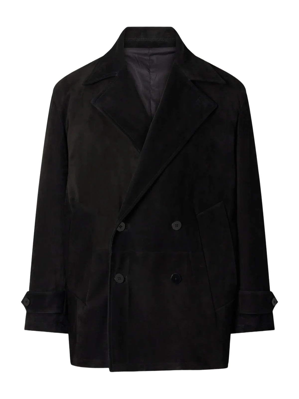 Stòffa Double-Breasted Suede Jacket - Men