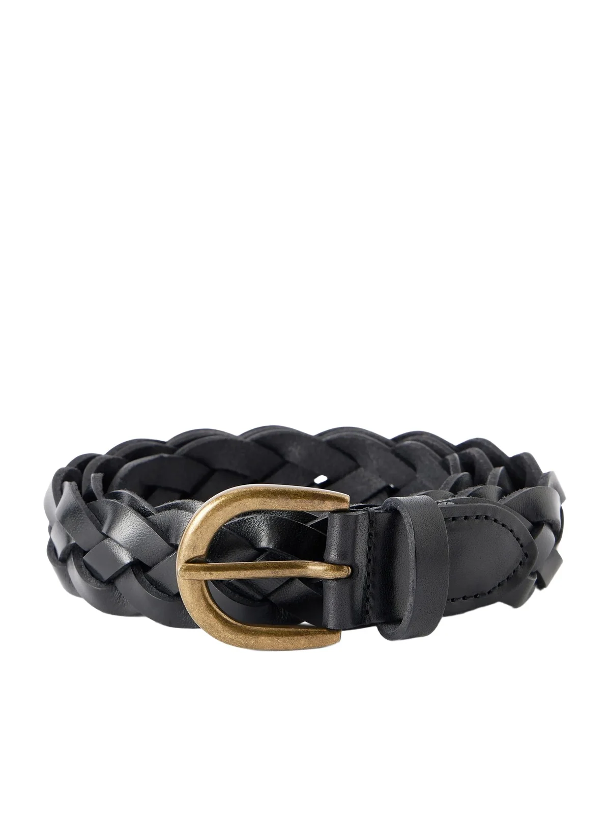 MORJAS 3cm Braided Leather Belt - Men