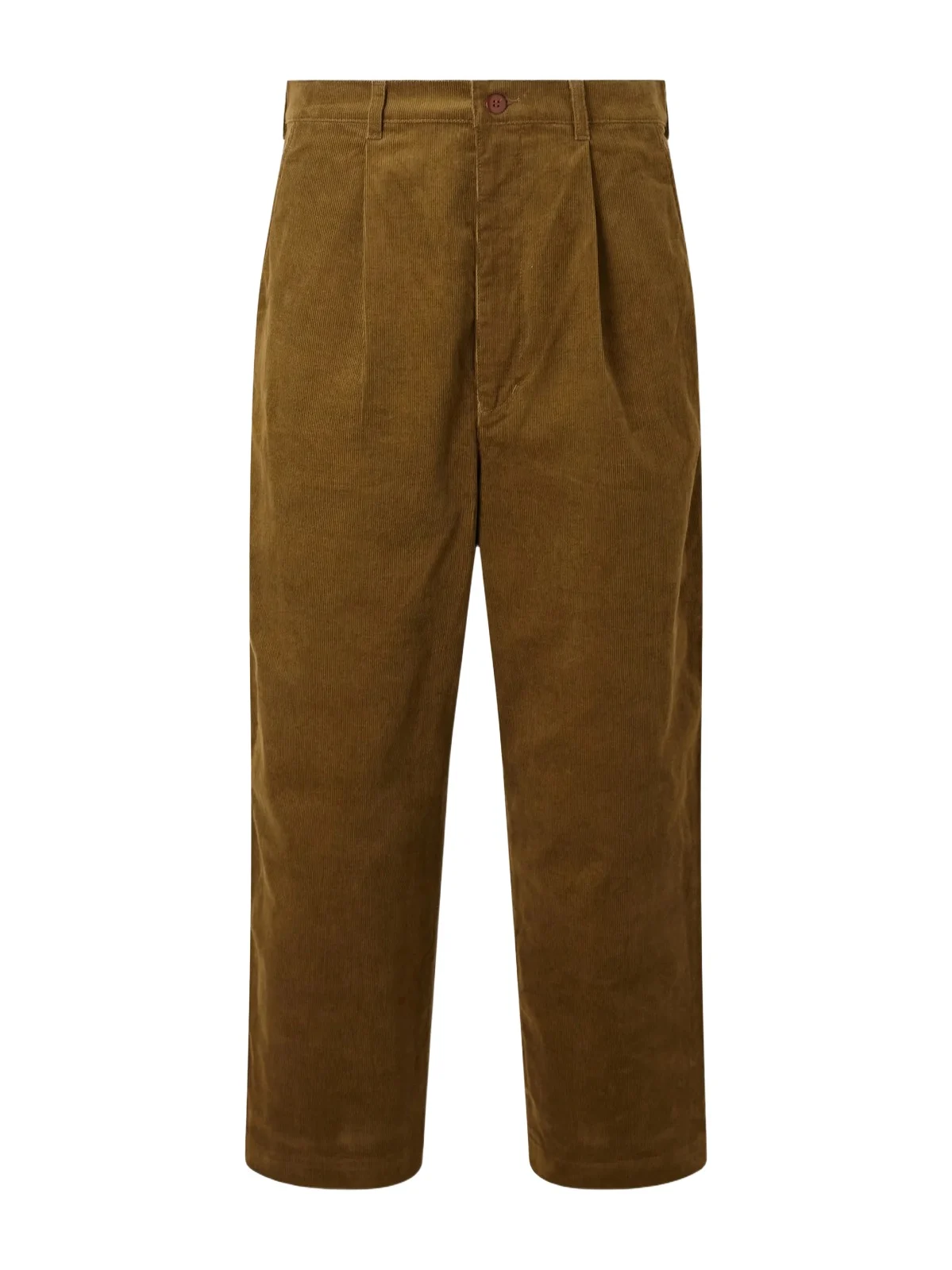 Junya Watanabe Wide-Leg Pleated Garment-Washed Cotton-Blend Corduroy Trousers - Men