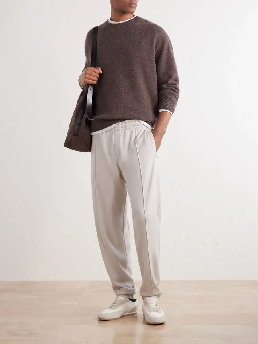 Orlebar Brown Tapered Wool-Jersey Sweatpants - Men | Thumbnail 2 Orlebar Brown Tapered Wool-Jersey Sweatpants - Men | Thumbnail 2