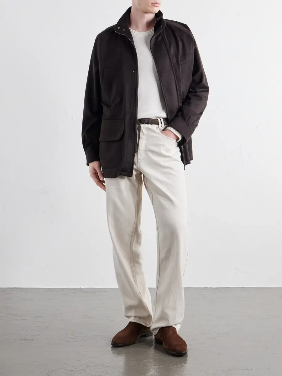 Stòffa Traveler Brushed Cashmere-Twill Jacket - Men | Thumbnail 2 Stòffa Traveler Brushed Cashmere-Twill Jacket - Men | Thumbnail 2