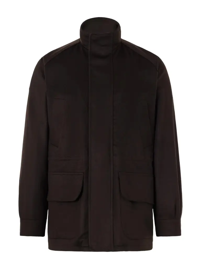 Traveler Brushed Cashmere-Twill Jacket - Men