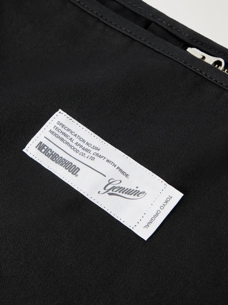 Neighborhood Newspaper Herringbone Cotton Messenger Bag - Men | Thumbnail 5