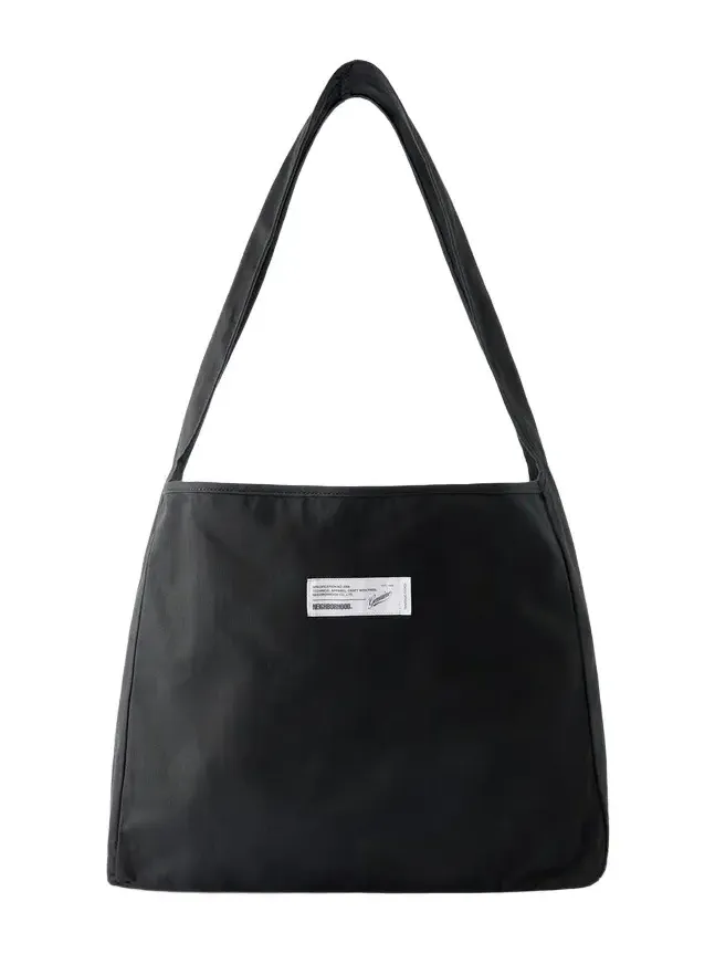 Neighborhood Newspaper Herringbone Cotton Messenger Bag - Men