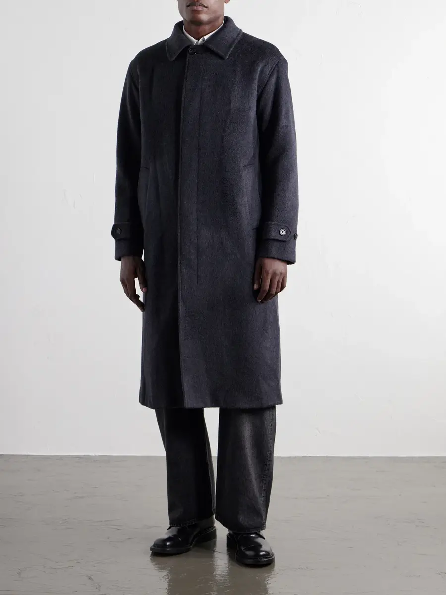 NN07 Gibson 80040 Brushed Wool-Blend Flannel Coat - Men | Thumbnail 3 NN07 Gibson 80040 Brushed Wool-Blend Flannel Coat - Men | Thumbnail 3