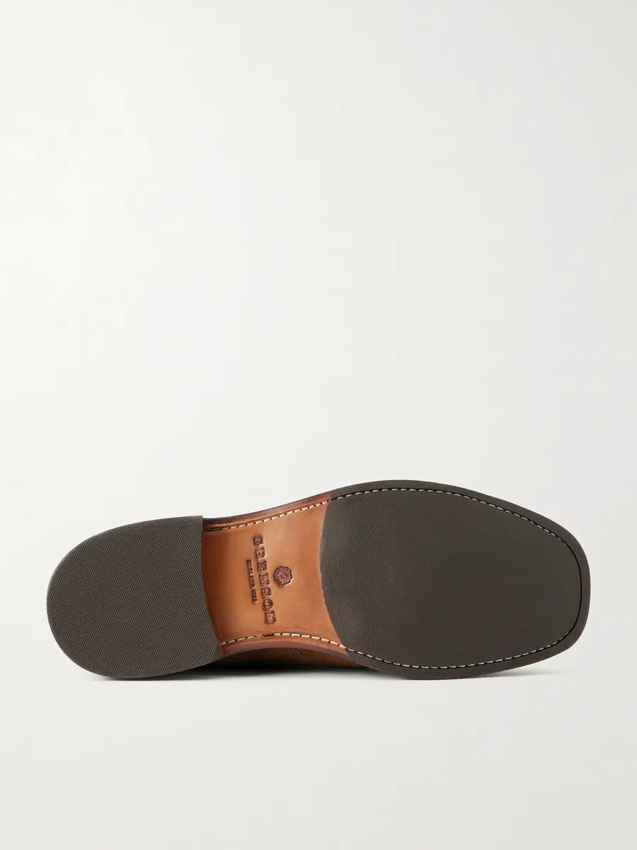 Grenson Rory Burnished-Suede Lace-Up Boots - Men | Thumbnail 3