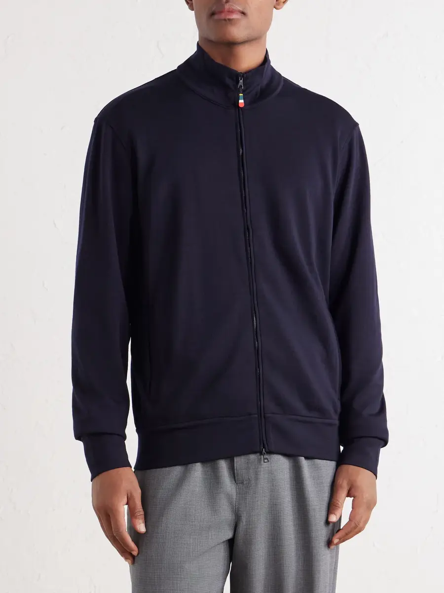 Orlebar Brown Egerton Merino Wool-Jersey Zip-Up Cardigan - Men | Thumbnail 3 Orlebar Brown Egerton Merino Wool-Jersey Zip-Up Cardigan - Men | Thumbnail 3