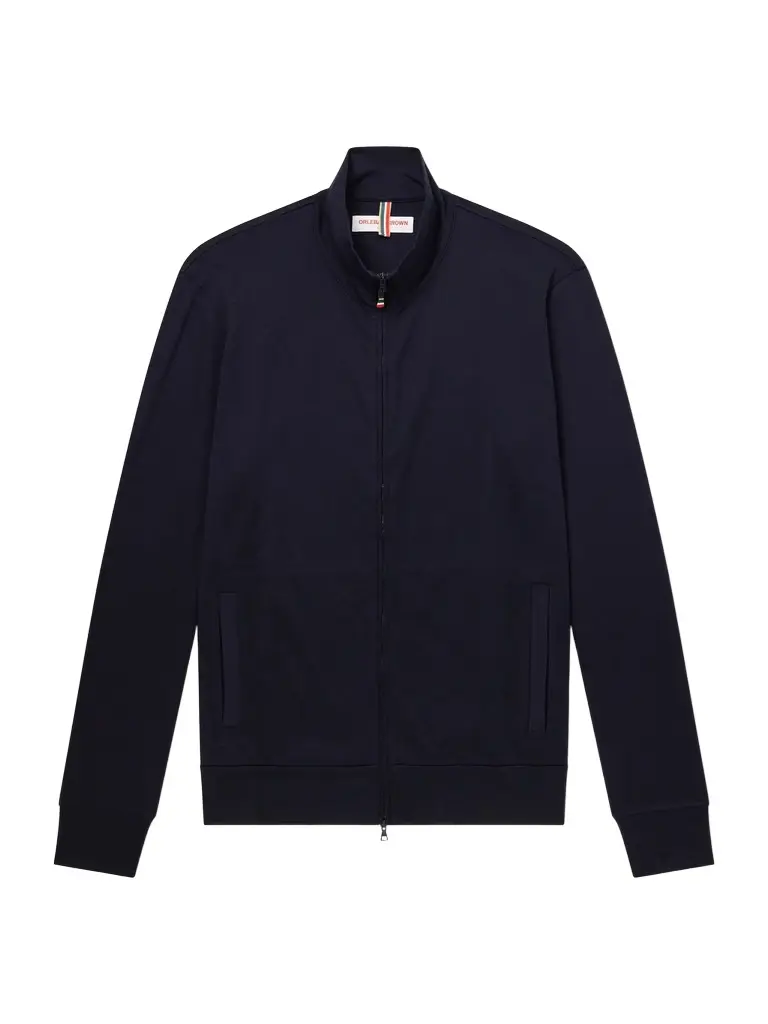 Orlebar Brown Egerton Merino Wool-Jersey Zip-Up Cardigan - Men