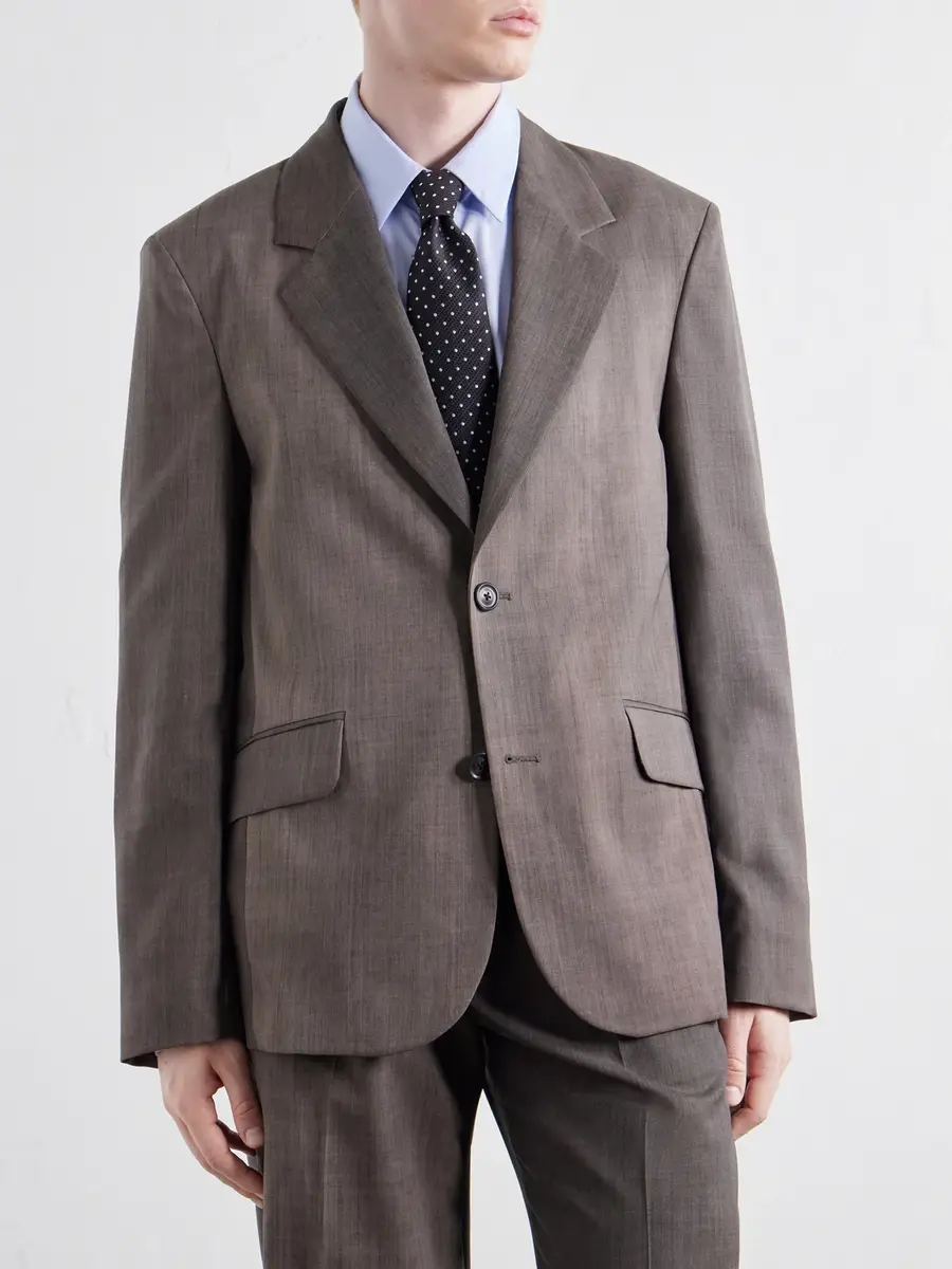 Our Legacy Virgin Wool-Blend Twill Suit Jacket - Men | Thumbnail 3