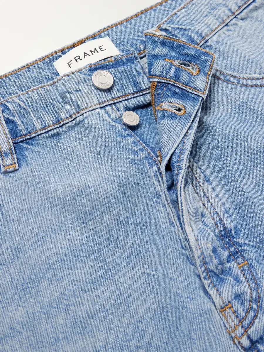 Frame Frayed Denim Shorts - Men | Thumbnail 6 Frame Frayed Denim Shorts - Men | Thumbnail 6