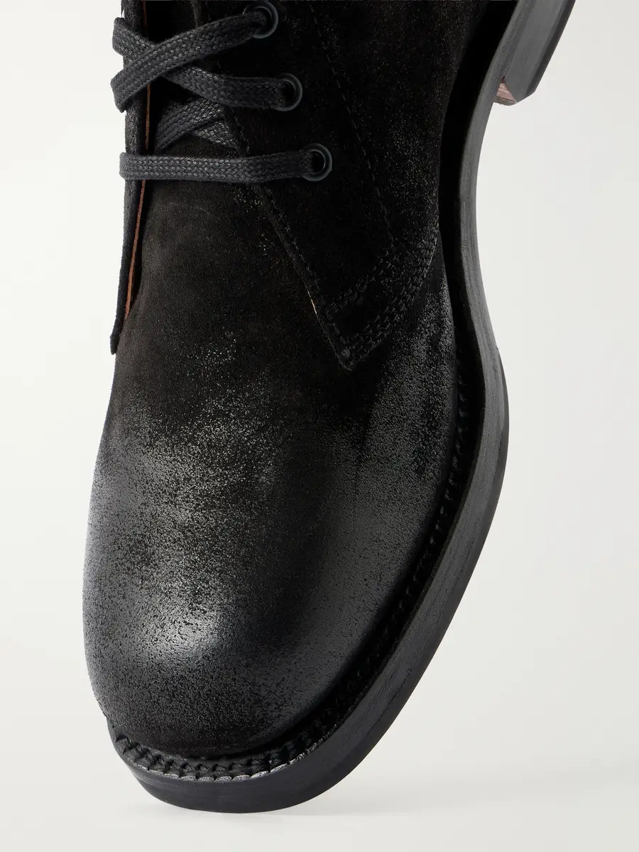 Grenson Rory Burnished-Suede Lace-Up Boots - Men | Thumbnail 5