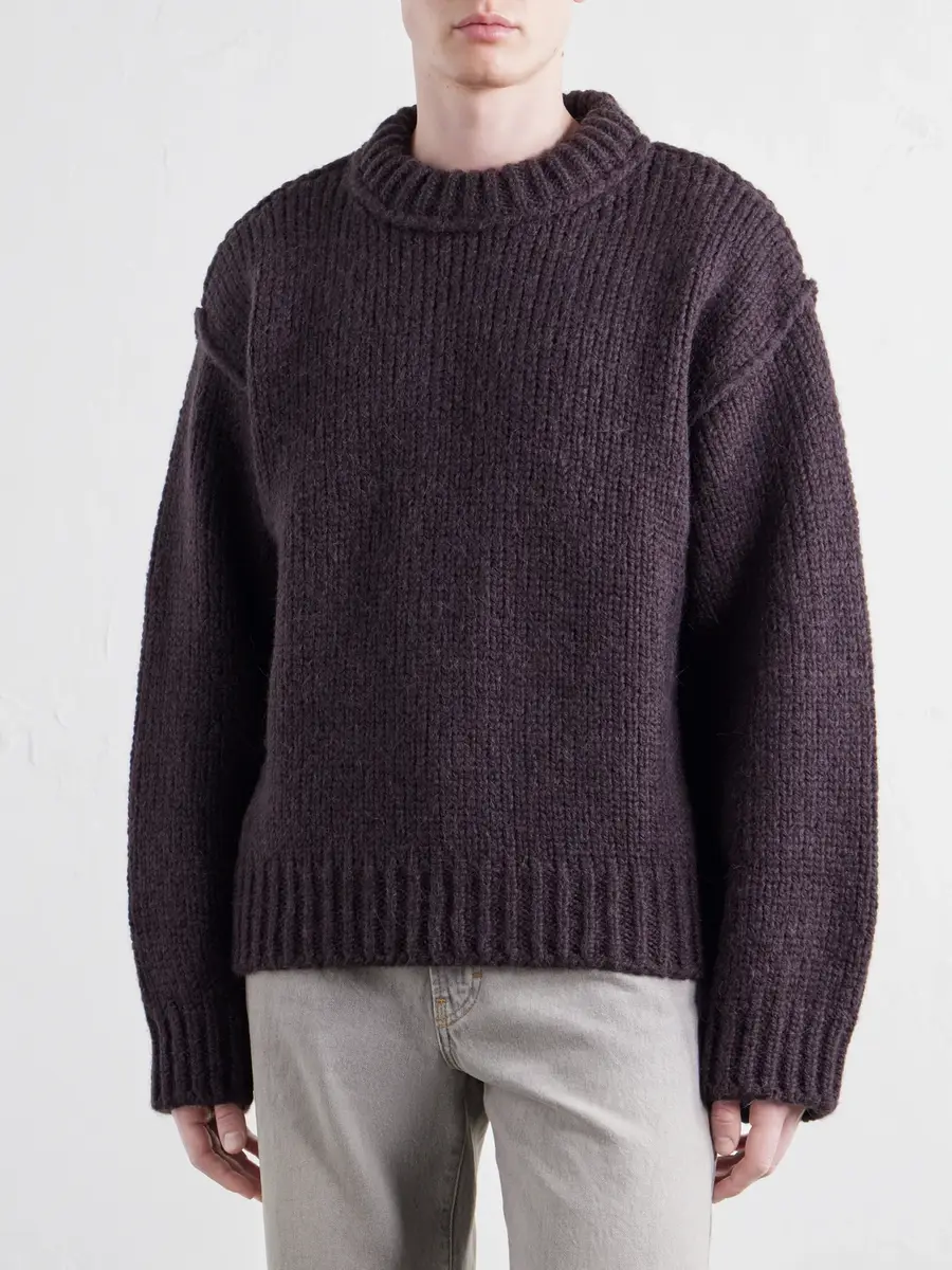Our Legacy Wool and Alpaca-Blend Sweater - Men | Thumbnail 3