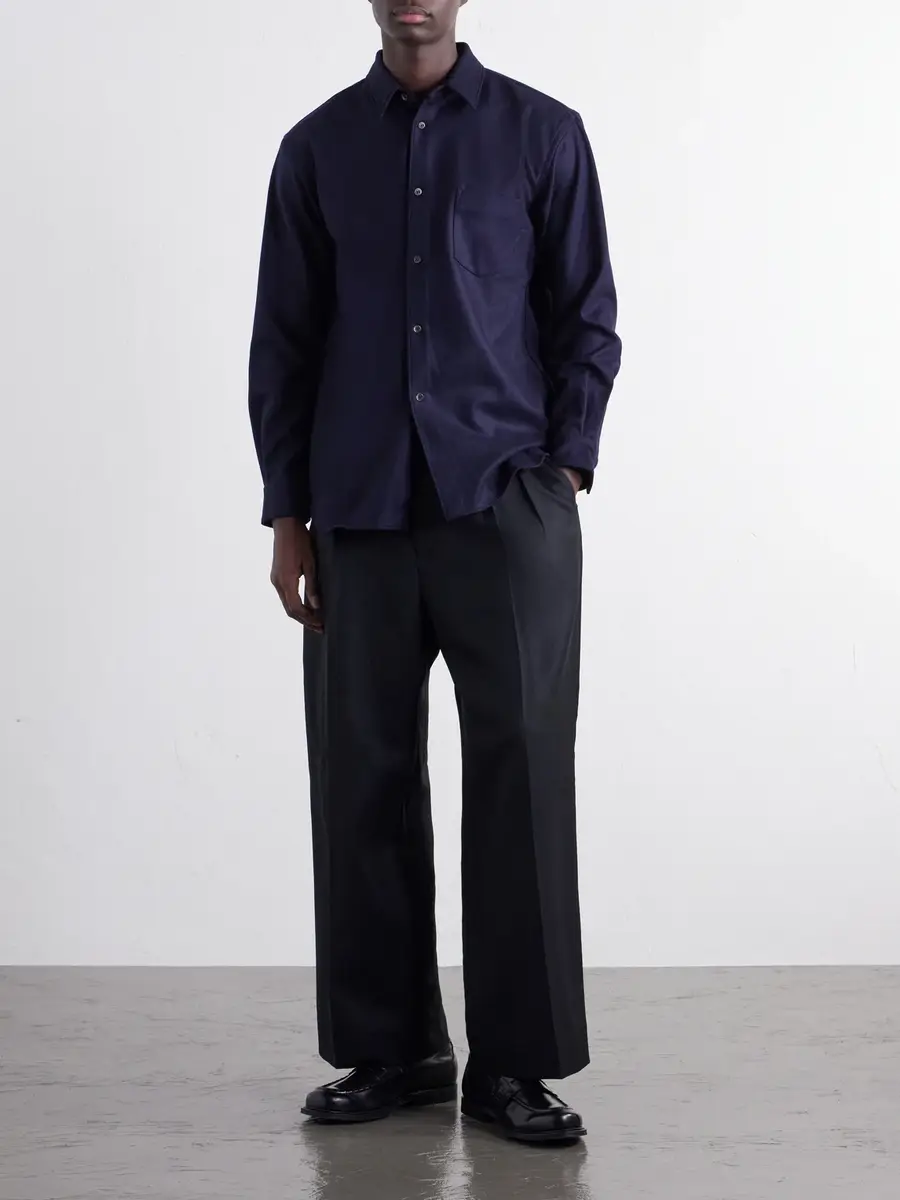 Comme des Garçons SHIRT Wool-Blend Flannel Shirt - Men | Thumbnail 2