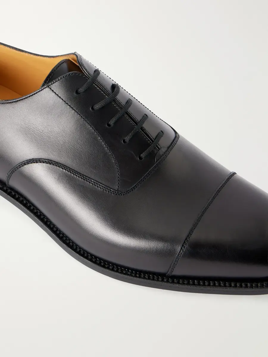 J.M. Weston Cap Toe Leather Oxford Shoes - Men | Thumbnail 5