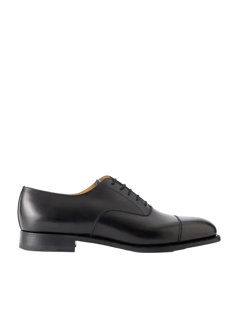 Cap Toe Leather Oxford Shoes - Men Cap Toe Leather Oxford Shoes - Men