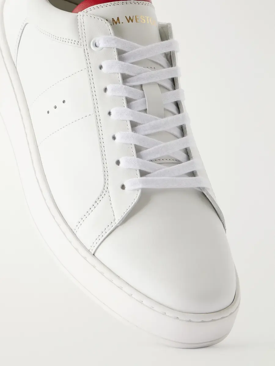 J.M. Weston On Time Leather Sneakers - Men | Thumbnail 5 J.M. Weston On Time Leather Sneakers - Men | Thumbnail 5