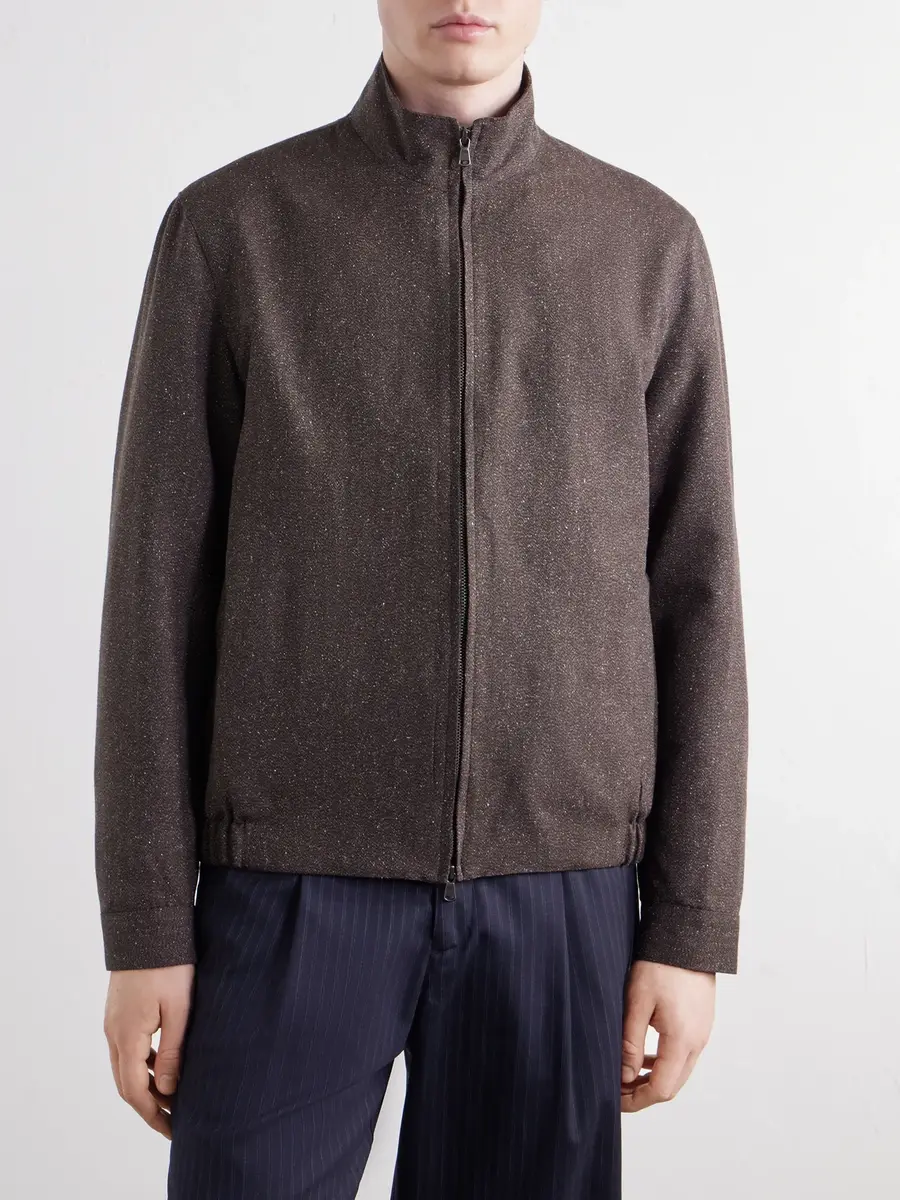 Sunspel Donegal Wool and Silk-Tweed Jacket - Men | Thumbnail 3