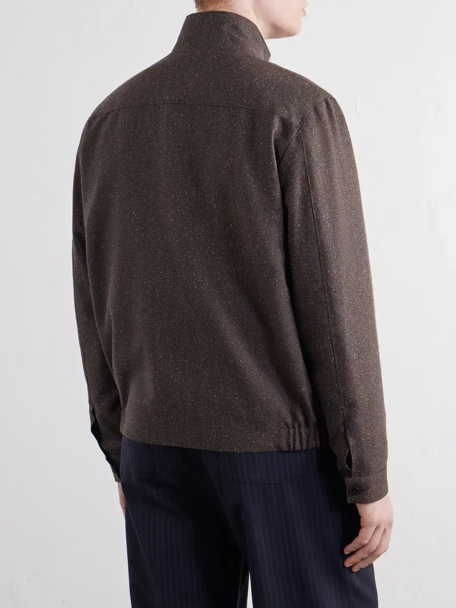 Sunspel Donegal Wool and Silk-Tweed Jacket - Men | Thumbnail 4