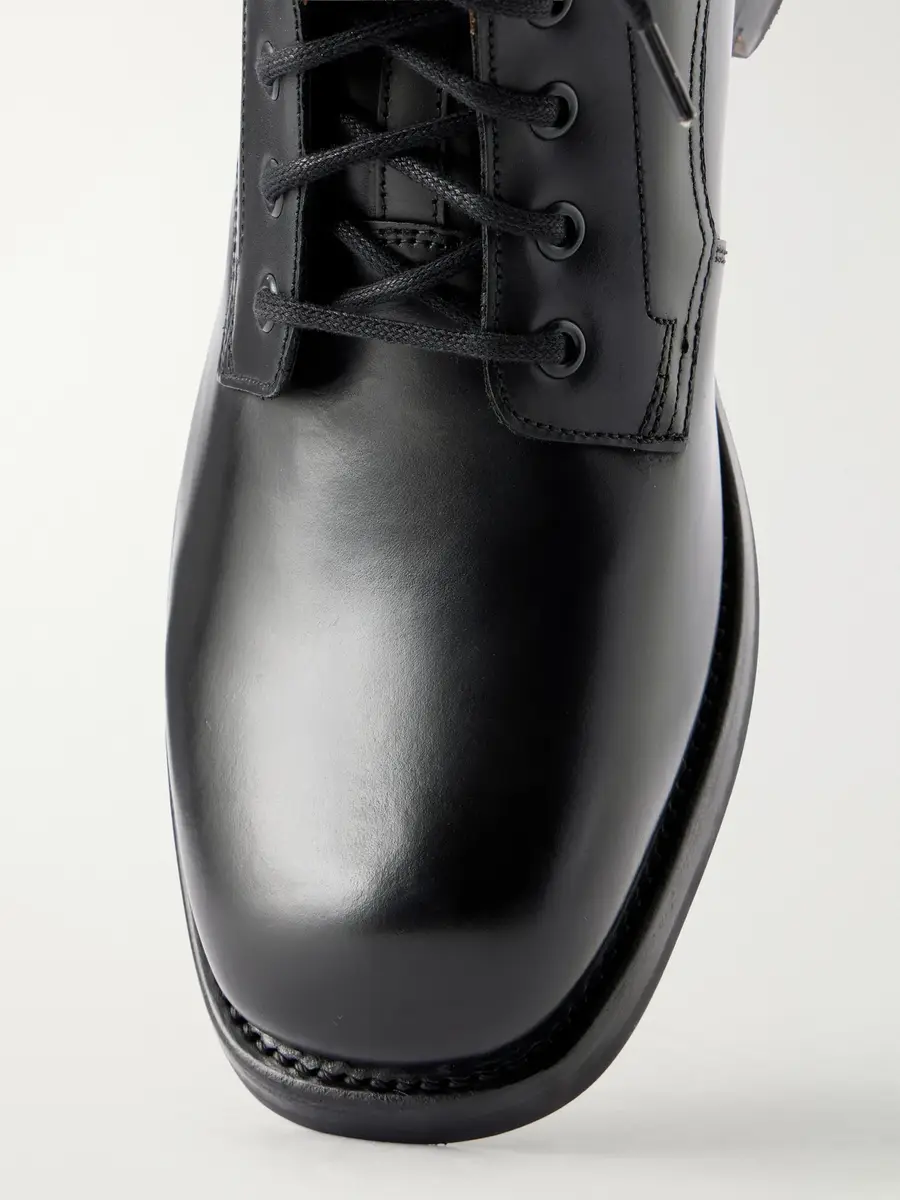 Grenson Barlow Suede-Trimmed Leather Lace-Up Boots - Men | Thumbnail 5 Grenson Barlow Suede-Trimmed Leather Lace-Up Boots - Men | Thumbnail 5