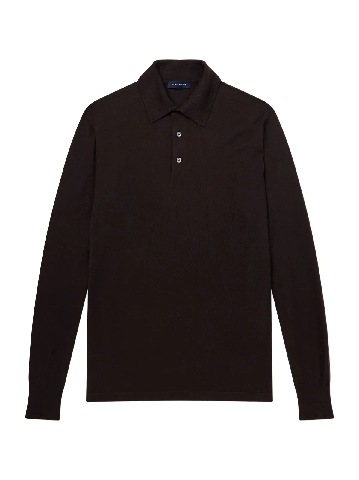 Thom Sweeney Cashmere and Silk-Blend Jersey Polo Sweater - Men