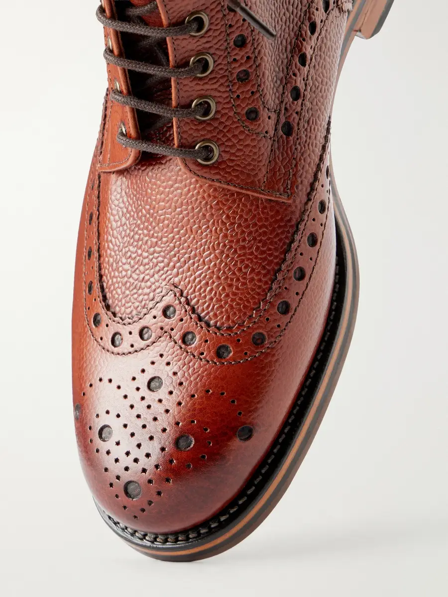 Grenson Fred Full-Grain Leather Lace-Up Boots - Men | Thumbnail 5 Grenson Fred Full-Grain Leather Lace-Up Boots - Men | Thumbnail 5