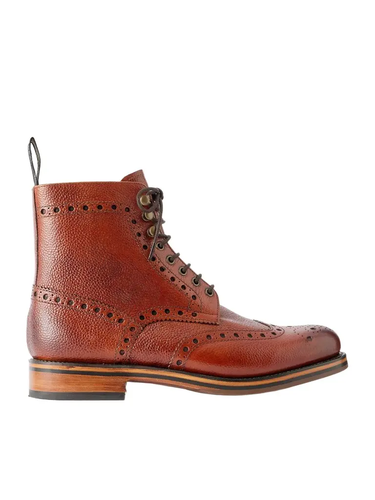 Fred Full-Grain Leather Lace-Up Boots - Men Fred Full-Grain Leather Lace-Up Boots - Men