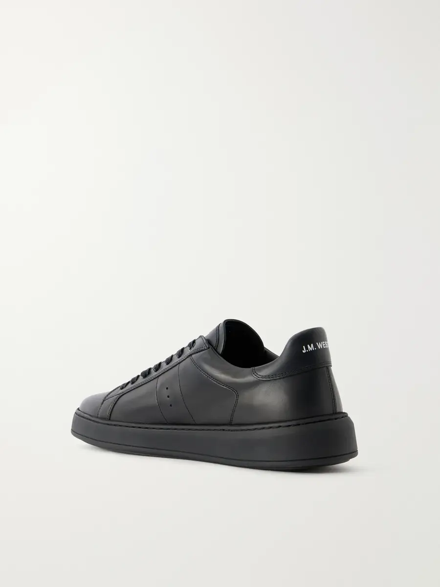 J.M. Weston On Time Leather Sneakers - Men | Thumbnail 4