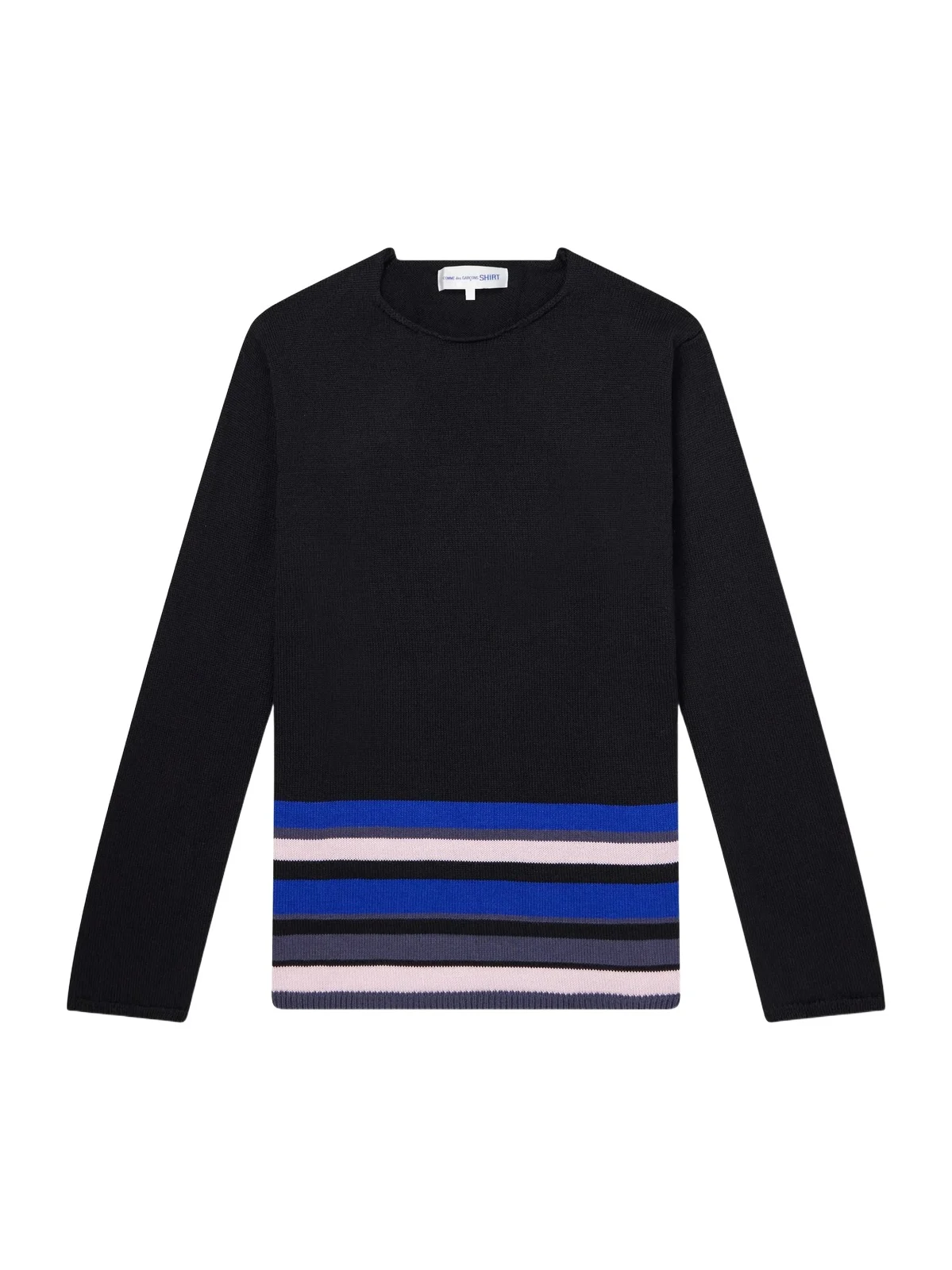 Comme des Garçons SHIRT Striped Wool-Blend Gauze Sweater - Men