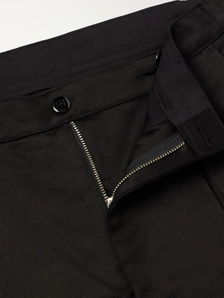 Monitaly Ekusy Wide-Leg Pleated Cotton-Twill Trousers - Men | Thumbnail 6