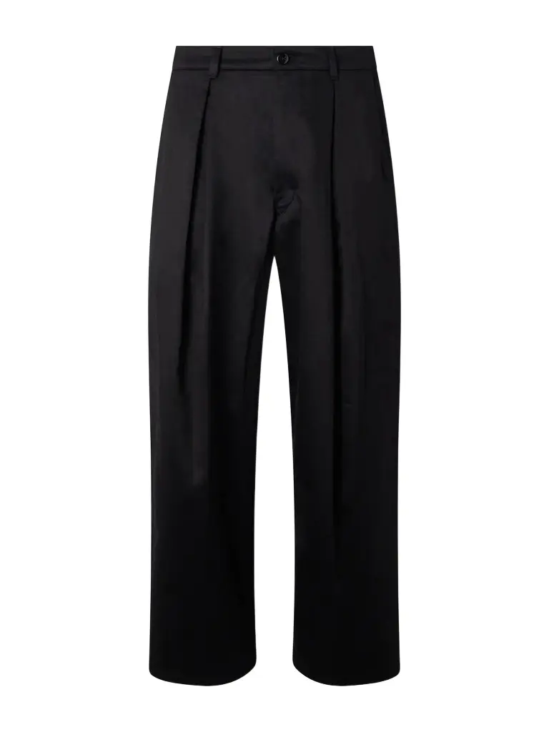 Monitaly Ekusy Wide-Leg Pleated Cotton-Twill Trousers - Men