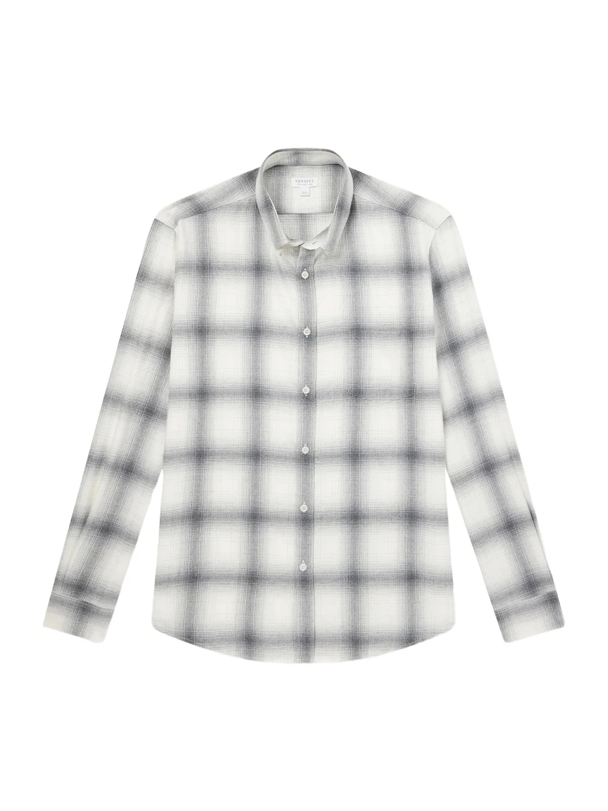 Sunspel Checked Cotton-Flannel Shirt - Men