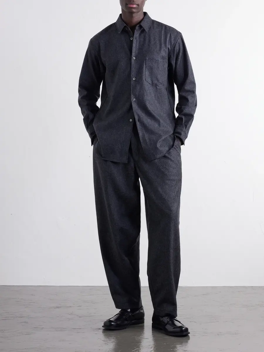 Comme des Garçons SHIRT Wool-Blend Flannel Shirt - Men | Thumbnail 2