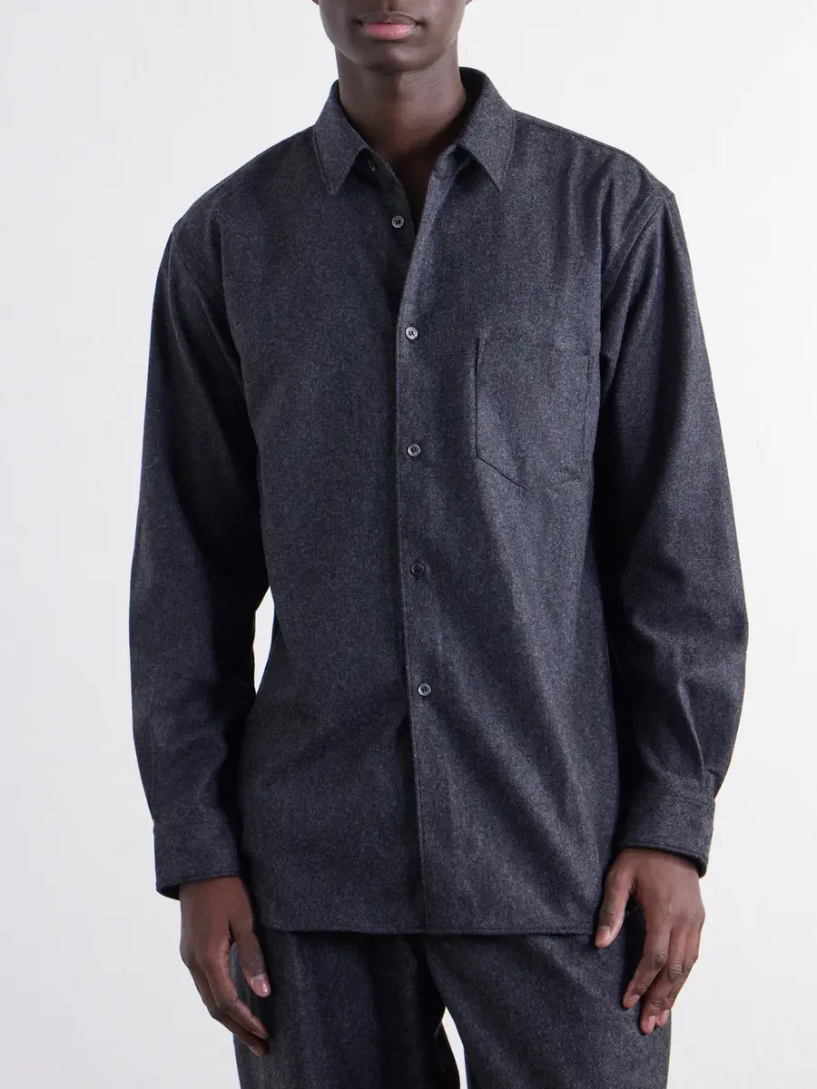 Comme des Garçons SHIRT Wool-Blend Flannel Shirt - Men | Thumbnail 3